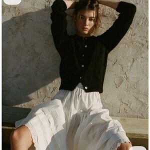 NWOT DÔEN Petra Cardigan in Black